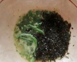 サッポロ一番塩ラーメン♬いんげん入り夏皿作り方3写真
