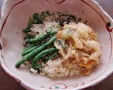 サッポロ一番塩ラーメン♬いんげん入り夏皿作り方4写真
