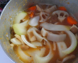 作り置きにも簡単和食♪蓮根と豚肉の味噌煮作り方6写真