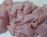 鶏むね肉としめじの簡単オイスターマヨ炒め作り方2写真