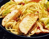 糖質0麺と魚河岸あげのペペロンチーノ作り方3写真
