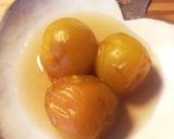 あら簡単、梅の発泡酒煮作り方7写真