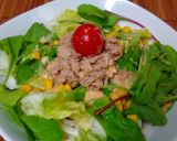 ドレッシングでサラダうどん(^^♪作り方5写真