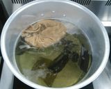 かきたま汁　給食作り方2写真