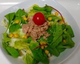 ドレッシングでサラダうどん(^^♪作り方4写真