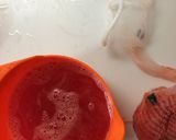 水切りネットで、簡単スイカジュース作り方3写真
