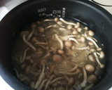 あさりとしめじの炊き込みご飯(白だし)作り方4写真