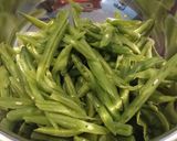 いんげんとカリカリお揚げのさっぱり和え作り方1写真