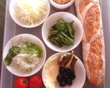 フランスパン de サンドイッチ作り方1写真