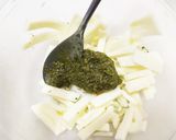 バジルチーズ餃子作り方1写真