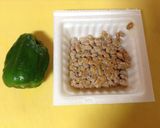 ピーマンのごぼうサラダ&納豆詰め作り方1写真