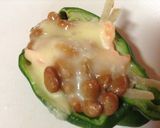 ピーマンのごぼうサラダ&納豆詰め作り方4写真