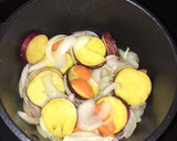さつまいもと野菜のミルクスープ作り方3写真