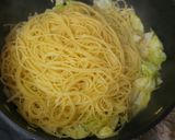 ☆きゃべつと小えびと豚挽き肉のパスタ☆作り方13写真