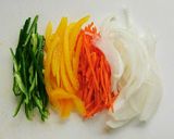 野菜たっぷり☆魚河岸あげ®の南蛮漬け。作り方2写真