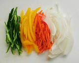 野菜たっぷり☆魚河岸あげ®の南蛮漬け。作り方2写真