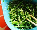 サッと1品＊豆苗の中華風前菜作り方3写真