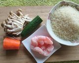 簡単エビピラフ作り方1写真