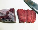 馬肉のカルパッチョ作り方2写真