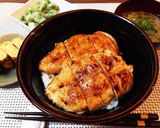 簡単節約♥️やわらか鶏胸丼*蒲焼きのタレ作り方8写真