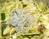 ちりめんじゃこの梅しそパスタ作り方3写真