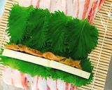 豚バラで梅しそチーズ肉巻き作り方3写真