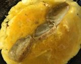 残りの餃子で、餃子オムレツ作り方1写真