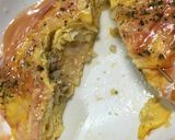 残りの餃子で、餃子オムレツ作り方5写真