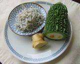 ゴーヤとしらすの酢の物作り方1写真