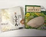 簡単♡即席♡にんにく鶏塩冷うどん♡作り方1写真