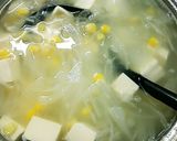 新玉ねぎで☆とろ～りフワフワ玉子スープ★作り方4写真