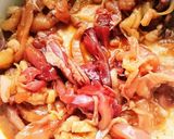 簡単かしわ肉どんぶり作り方3写真