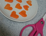 プチサラダ♡私のハートをうけとって～作り方1写真