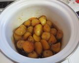 時短。ころいもの煮付け。郷土料理作り方5写真