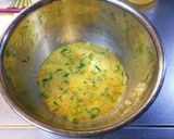 チキンラーメン入り卵焼き作り方2写真