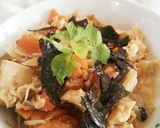 ふわ♪魚河岸あげ(R)と豚肉の他人丼作り方9写真