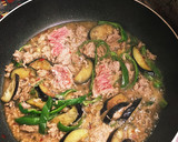 大葉みそで那須とピーマンの肉味噌炒め作り方4写真