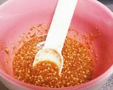 レンジでしっとり♪胡麻ダレの蒸し鶏サラダ作り方4写真