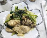 鶏むね肉の蒸しソテー・クリームソース作り方8写真
