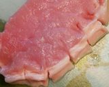 豚ロース厚切りのマッサガーリックソテー作り方1写真