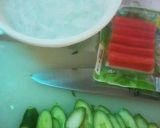 生くずきりでサラダ作り方1写真