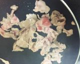 豆苗と豚肉のピリ辛オイスター炒め作り方3写真