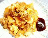 玉ねぎと豚玉のピリ辛焼そうめん作り方8写真