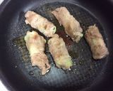 ズッキーニの豚肉巻き作り方5写真