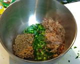 モロヘイヤ納豆丼ぶり作り方4写真