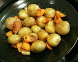 新じゃがと鶏皮で不飽和脂肪酸とコラーゲン作り方7写真