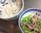 塩煮豚の混ぜご飯作り方3写真