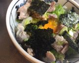 塩煮豚の混ぜご飯作り方4写真