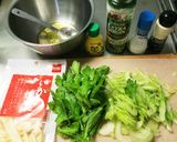 ☆セロリとイカ燻製のトスサラダ☆作り方1写真