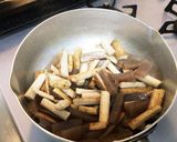 ごまが香るゴボウとこんにゃくのピリ辛煮作り方4写真